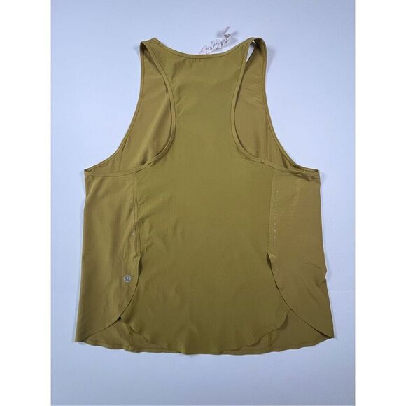 Lululemon Lightweight Stretch Reflect Running Tank Top Auric Gold Size 6 W1DHIS - Picture 6 of 9